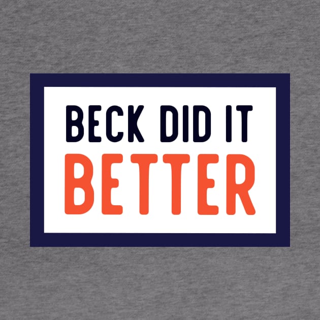 Basic Beck Did it Better Logo by Beck Did It Better